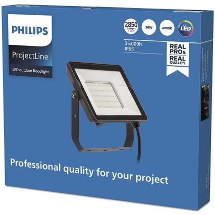 Philips - LED-ulkovalonheitin PROJECTLINE LED/30W/230V IP65 4000K