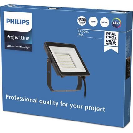 Philips - LED-ulkovalonheitin PROJECTLINE LED/50W/230V IP65 3000K