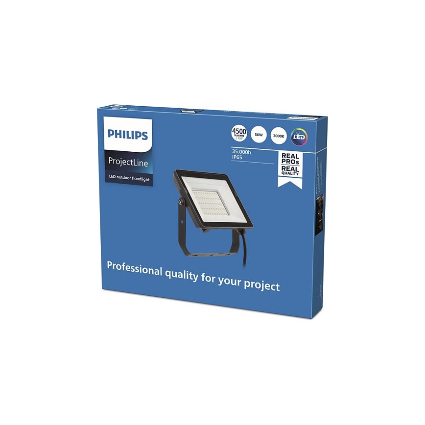 Philips - LED-ulkovalonheitin PROJECTLINE LED/50W/230V IP65 3000K
