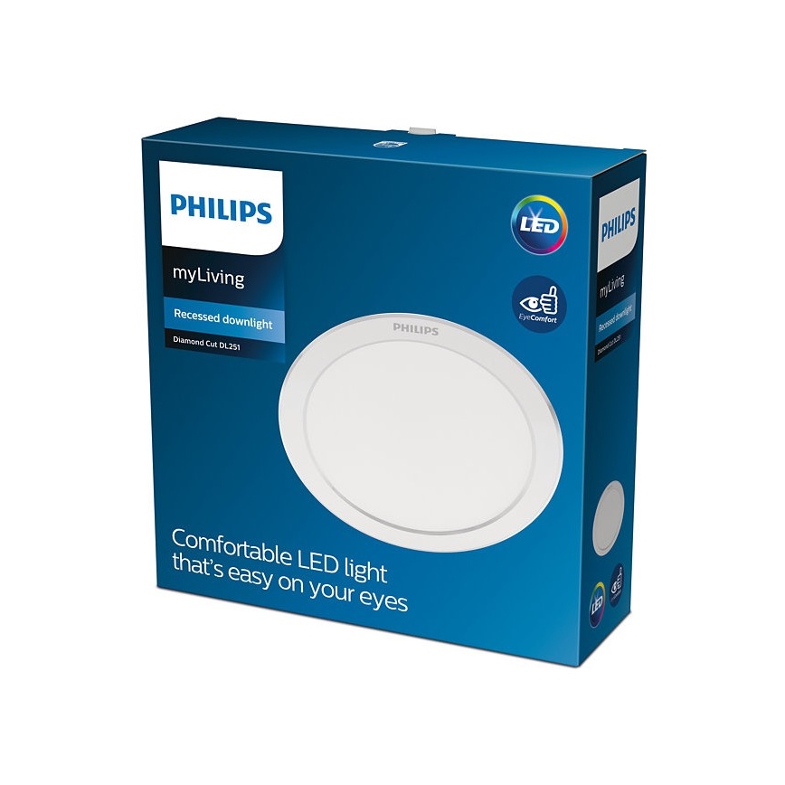 Philips - LED-upotettava valo LED / 17W / 230V 4000K
