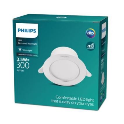 Philips - LED upotettava valo LED/3,5W/230V 3000K