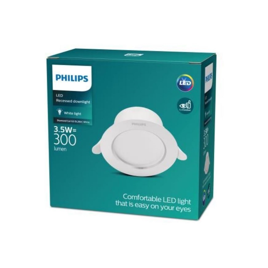 Philips - LED upotettava valo LED/3,5W/230V 3000K