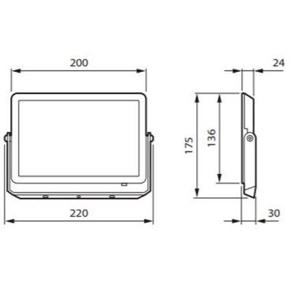 Philips - LED-valonheitin DECOFLOOD LED/50W/230V IP65