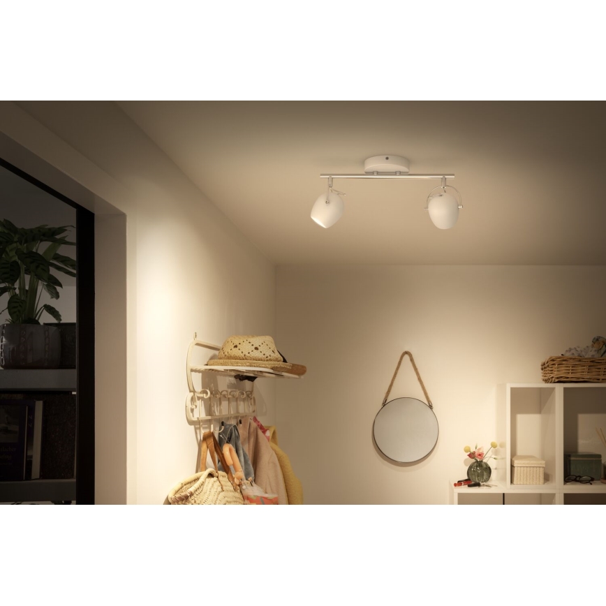 Philips Lirio 57032/31/P0 - LED-kohdevalaisin PLANET 2xLED/4,2W/230V