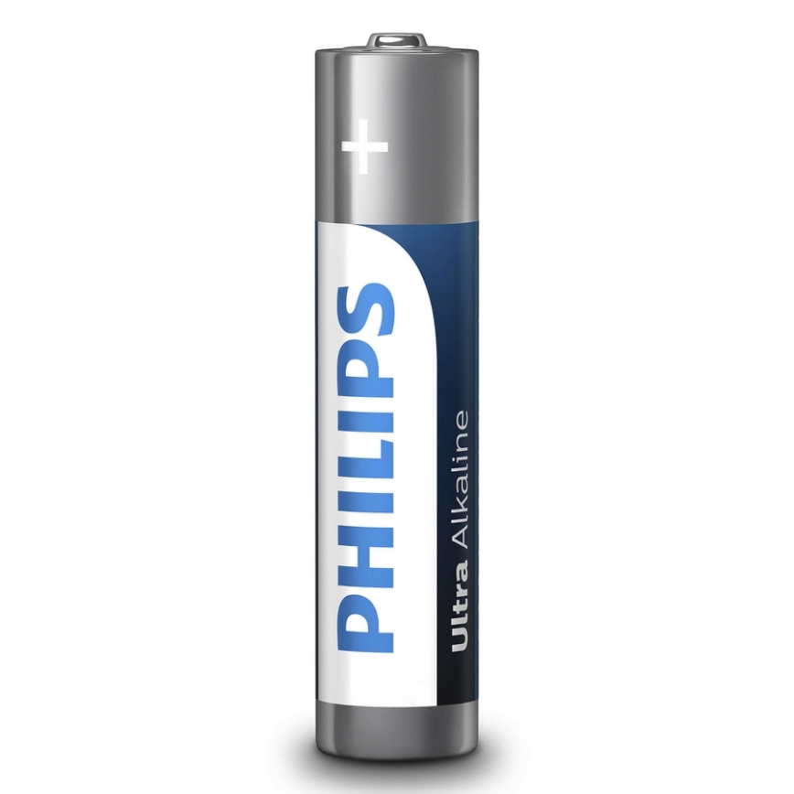 Philips LR03E4B/10 - 4 kpl Alkaliparisto AAA ULTRA ALKALINE 1,5V 1250mAh