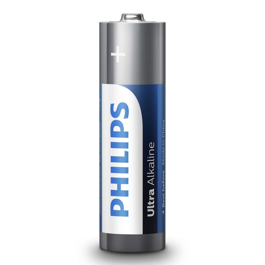 Philips LR6E4B/10 - 4 kpl Alkaliparisto AA ULTRA ALKALINE 1,5V 2800mAh