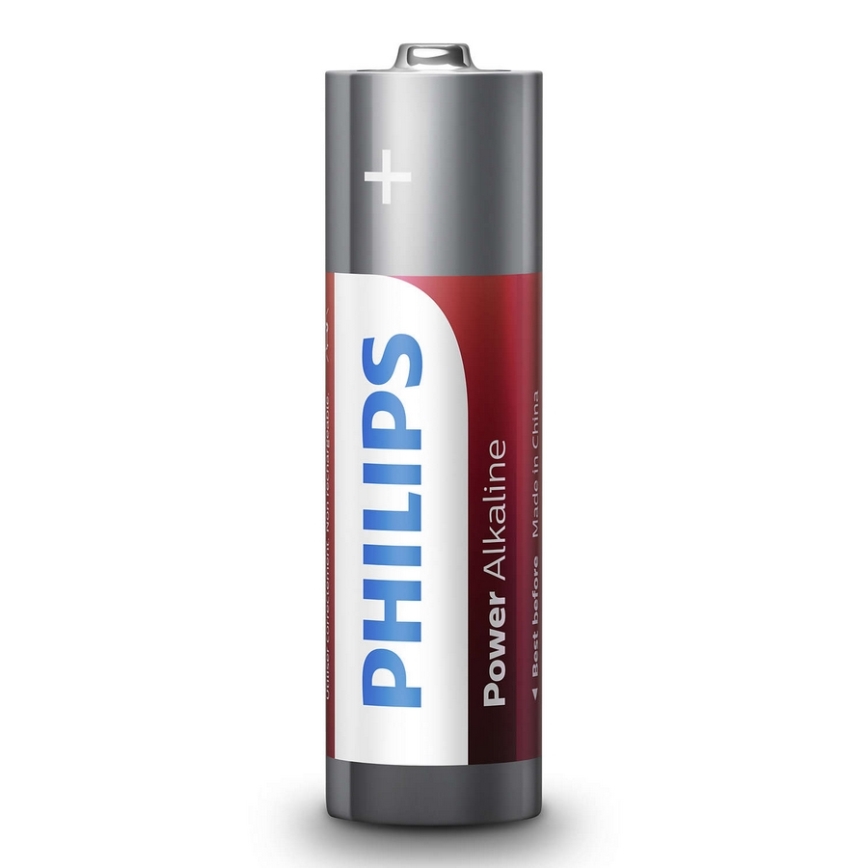 Philips LR6P12W/10 - 12 kpl Alkaliparisto AA POWER ALKALINE 1,5V 2600mAh