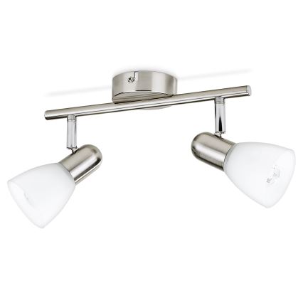 Philips Massive - Kohdevalo 2xE14/40W mattakromi