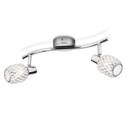 Philips Massive - Kohdevalo 2xG9/28W/230V kiiltävä kromi