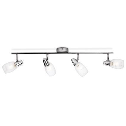 Philips Massive - Kohdevalo 4xE14/40W kiiltävä kromi
