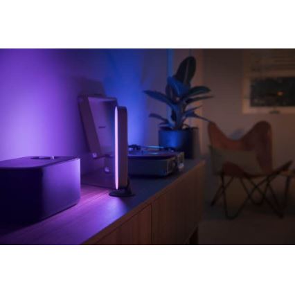 Philips - Laajennussarja LED RGB Himmennettävä pöytävalaisin Hue PLAY LED/6W/230V musta