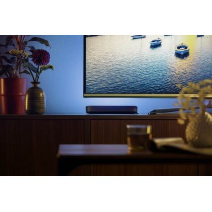 Philips - Laajennussarja LED RGB Himmennettävä pöytävalaisin Hue PLAY LED/6W/230V musta