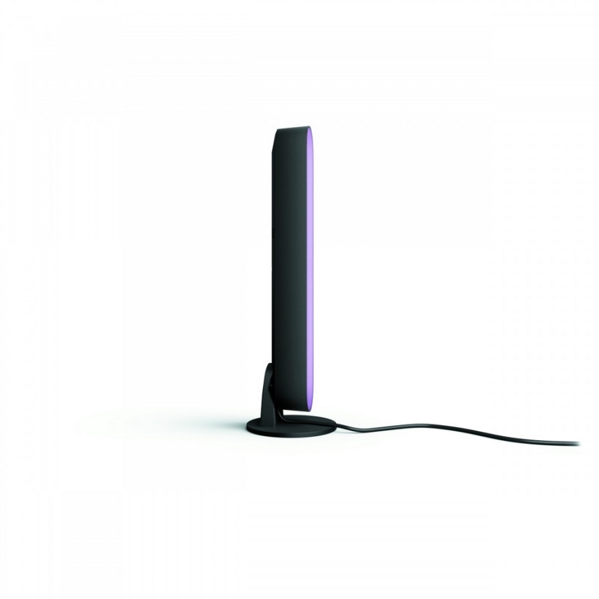 Philips - Laajennussarja LED RGB Himmennettävä pöytävalaisin Hue PLAY LED/6W/230V musta
