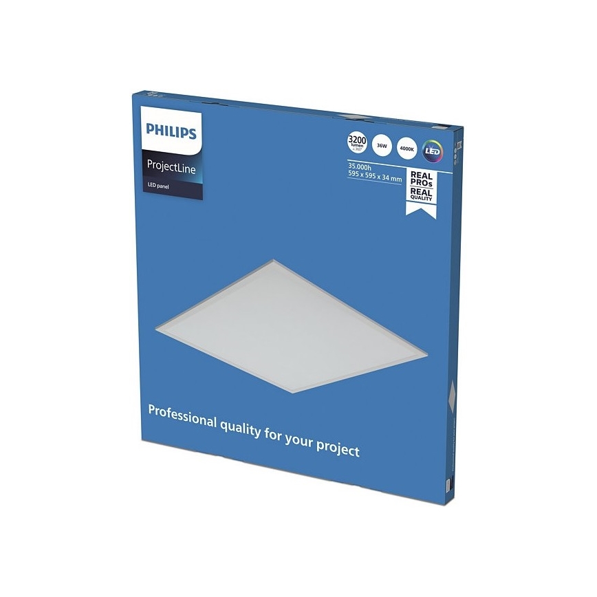 Philips - LED-paneeli alaslaskettuun kattoon PROJECTLINE LED/36W/230V 59,5x59,5 cm