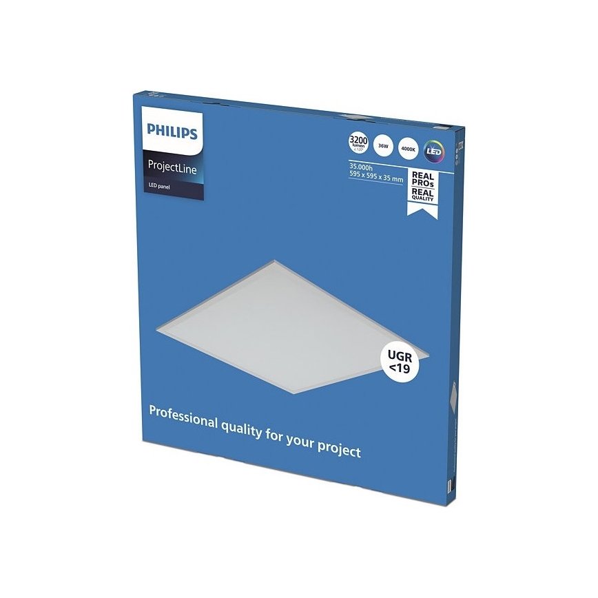 Philips - LED-paneeli alaslaskettuun kattoon PROJECTLINE LED/36W/230V 59,5x59,5 cm