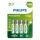 Philips R6B4B260/10 - 4 kpl Uudelleenladattava akku AA NiMH/1,2V/2600 mAh
