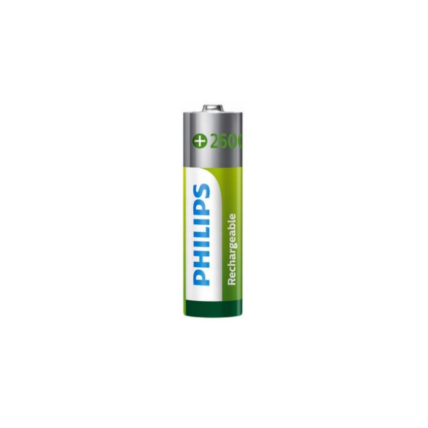 Philips R6B4B260/10 - 4 kpl Uudelleenladattava akku AA NiMH/1,2V/2600 mAh