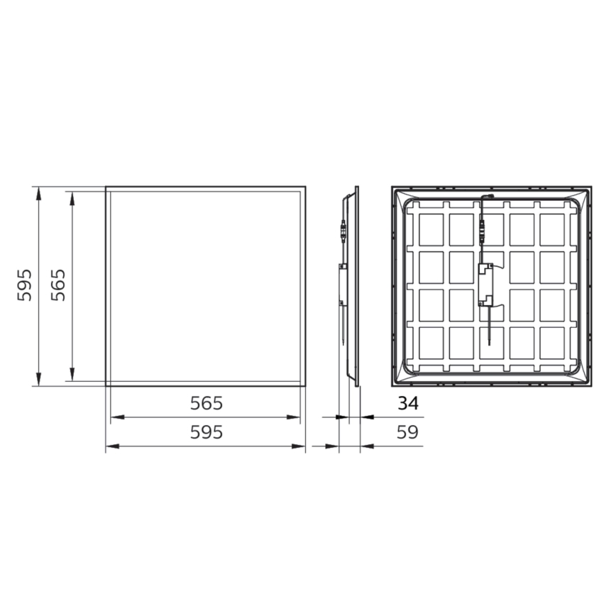 Philips - Riippuva LED-kattopaneeli LED/34W/230V 4000K UGR&lt;22 IP40