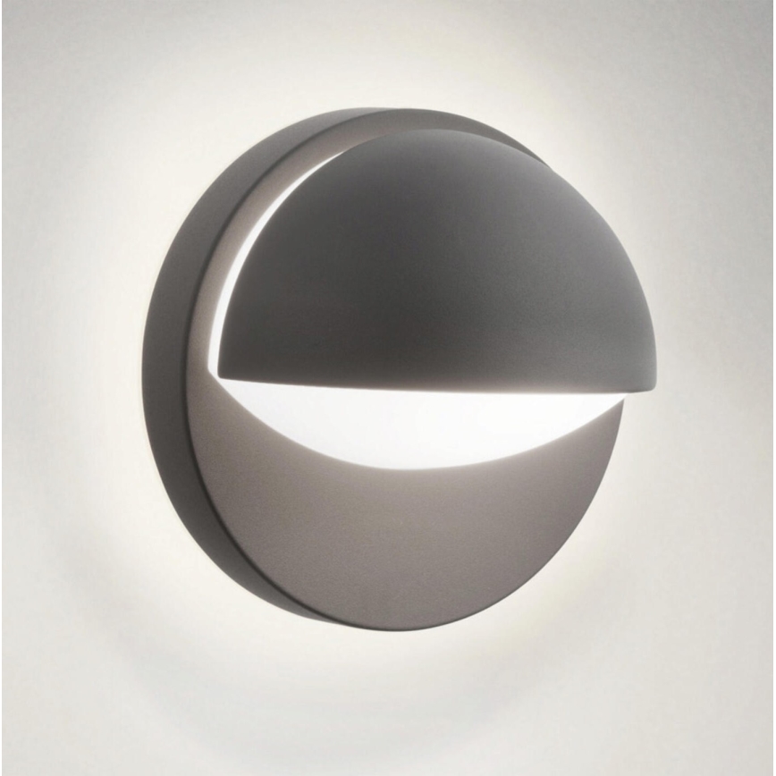 Philips - Seinävalo ulkokäyttöön JUNE 1xE27/12W/230V IP44 antrasiitti