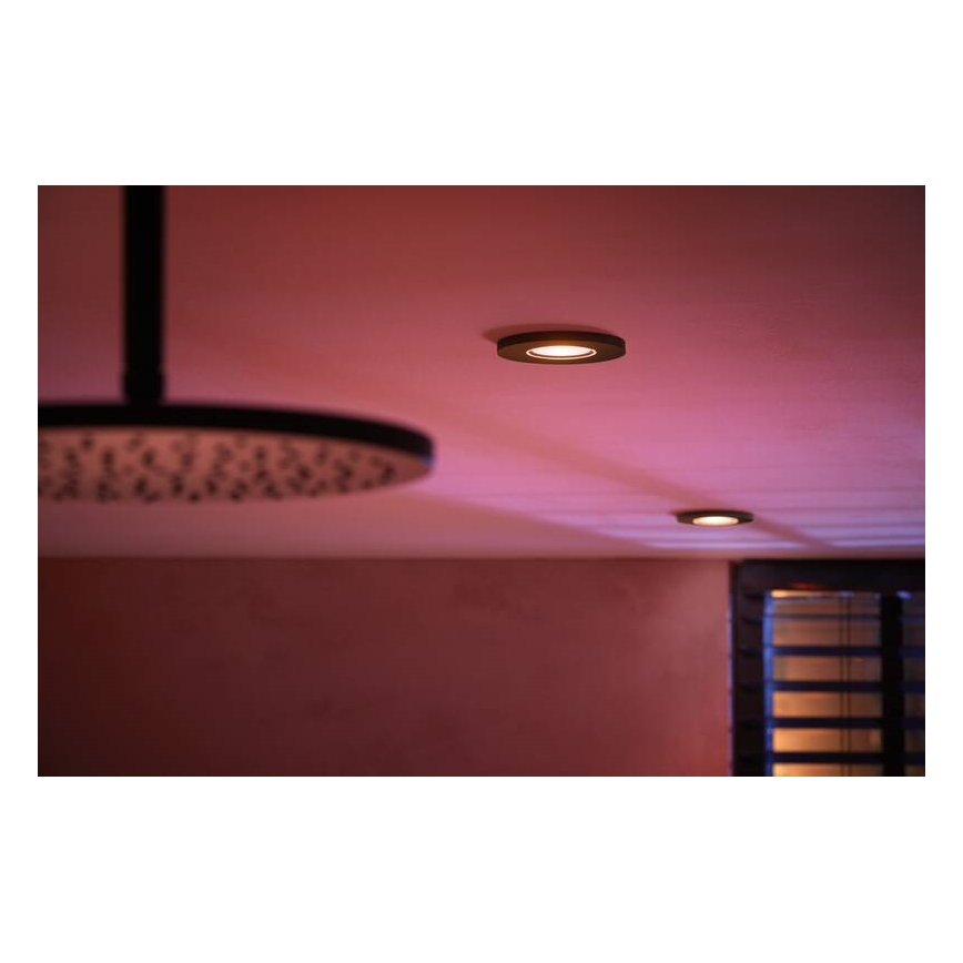 Philips -SET 3x LED RGBW Himmennettävä upotettu kylpyhuonevalaisin Sävy XAMENTO 1xGU10/5,7W/230V 2200-6500K IP44
