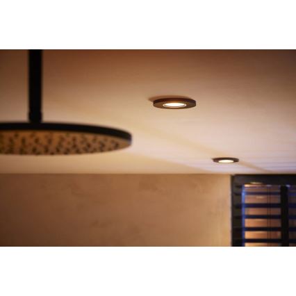 Philips -SET 3x LED RGBW Himmennettävä upotettu kylpyhuonevalaisin Sävy XAMENTO 1xGU10/5,7W/230V 2200-6500K IP44