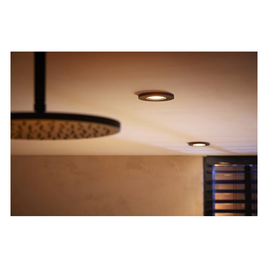 Philips -SET 3x LED RGBW Himmennettävä upotettu kylpyhuonevalaisin Sävy XAMENTO 1xGU10/5,7W/230V 2200-6500K IP44