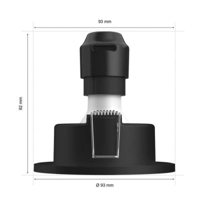 Philips -SET 3x LED RGBW Himmennettävä upotettu kylpyhuonevalaisin Sävy XAMENTO 1xGU10/5,7W/230V 2200-6500K IP44