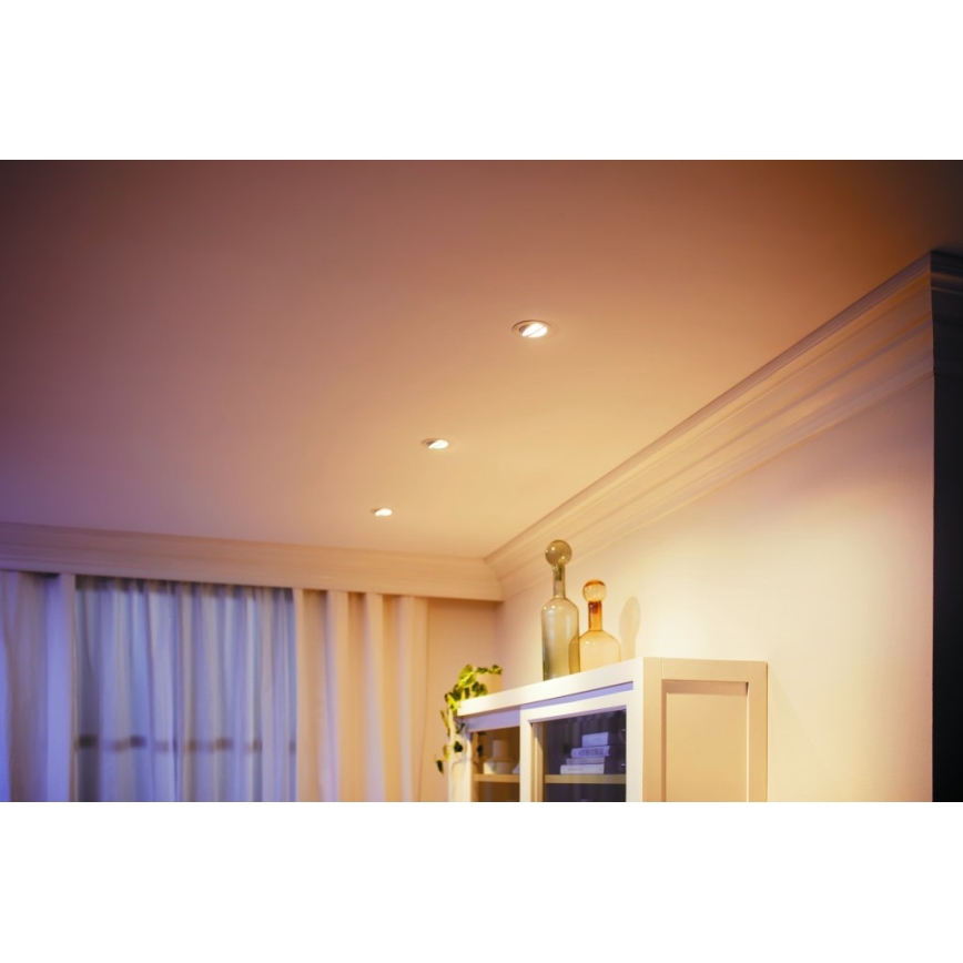 Philips -SET 3xLED Himmennettävä upotettava valo IMPALA Lämmin hehku LED/6W/230V