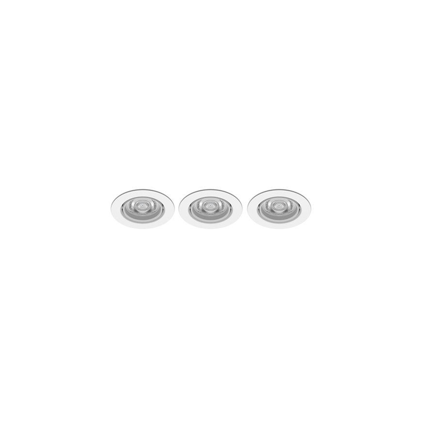 Philips -SET 3xLED Himmennettävä upotettava valo IMPALA Lämmin hehku LED/6W/230V