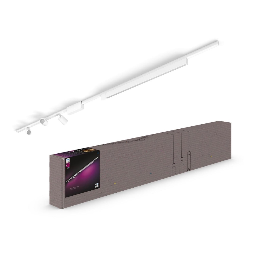 Philips - SET 4x LED RGB Himmennettävä valo kiskojärjestelmään Hue PERIFO LED RGB/44,6W/230V 2000-6500K