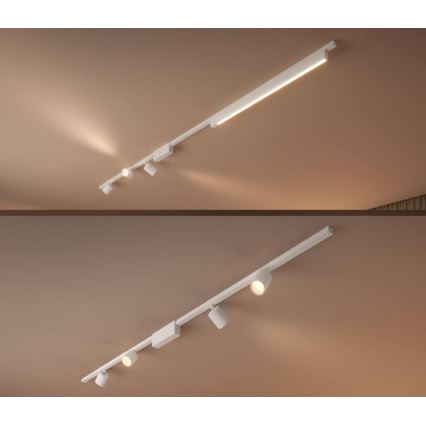 Philips - SET 4xLED RGB Himmennettävä kohdevalo kiskojärjestelmään Hue PERIFO LED RGB/20,8W/230V 2000-6500K