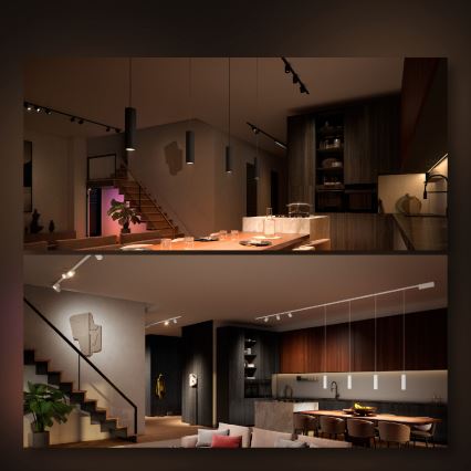 Philips - SET 4xLED RGB Himmennettävä kohdevalo kiskojärjestelmään Hue PERIFO LED RGB/20,8W/230V 2000-6500K