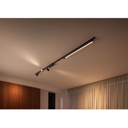 Philips - SET 4x LED RGB Himmennettävä valo kiskojärjestelmään Hue PERIFO LED RGB/44,6W/230V 2000-6500K