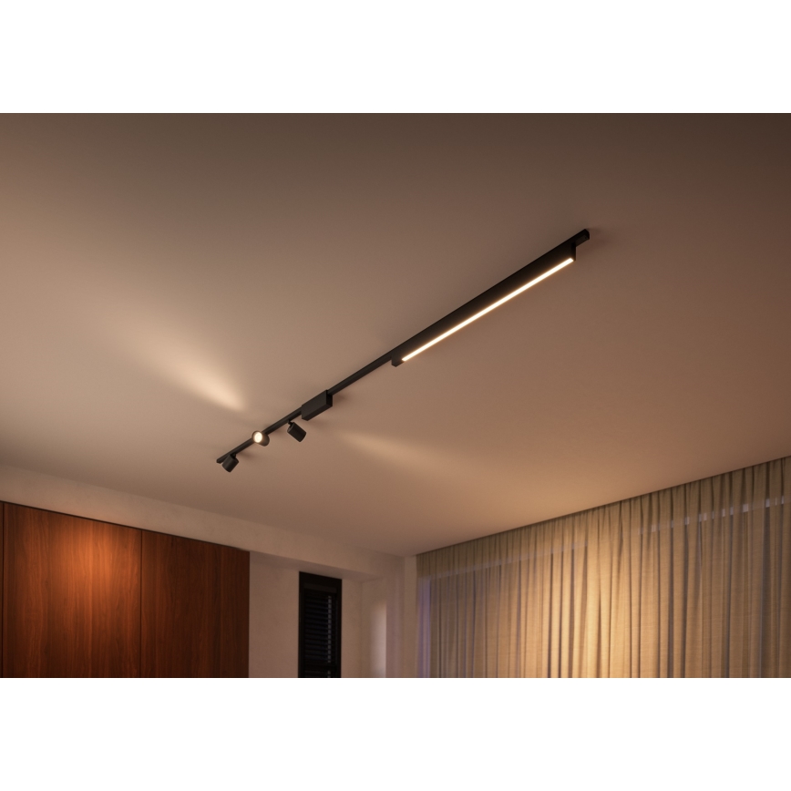 Philips - SET 4x LED RGB Himmennettävä valo kiskojärjestelmään Hue PERIFO LED RGB/44,6W/230V 2000-6500K