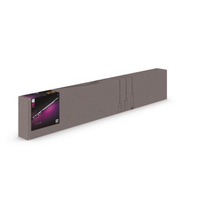 Philips - SET 4x LED RGB Himmennettävä valo kiskojärjestelmään Hue PERIFO LED RGB/44,6W/230V 2000-6500K