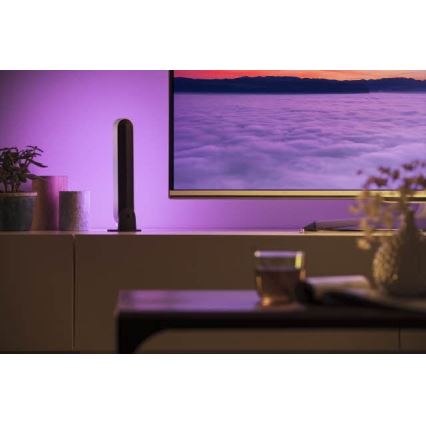 Philips - SETTI 2x LED RGB Himmennettävä pöytävalaisin Hue PLAY LED/6W/230V valkoinen