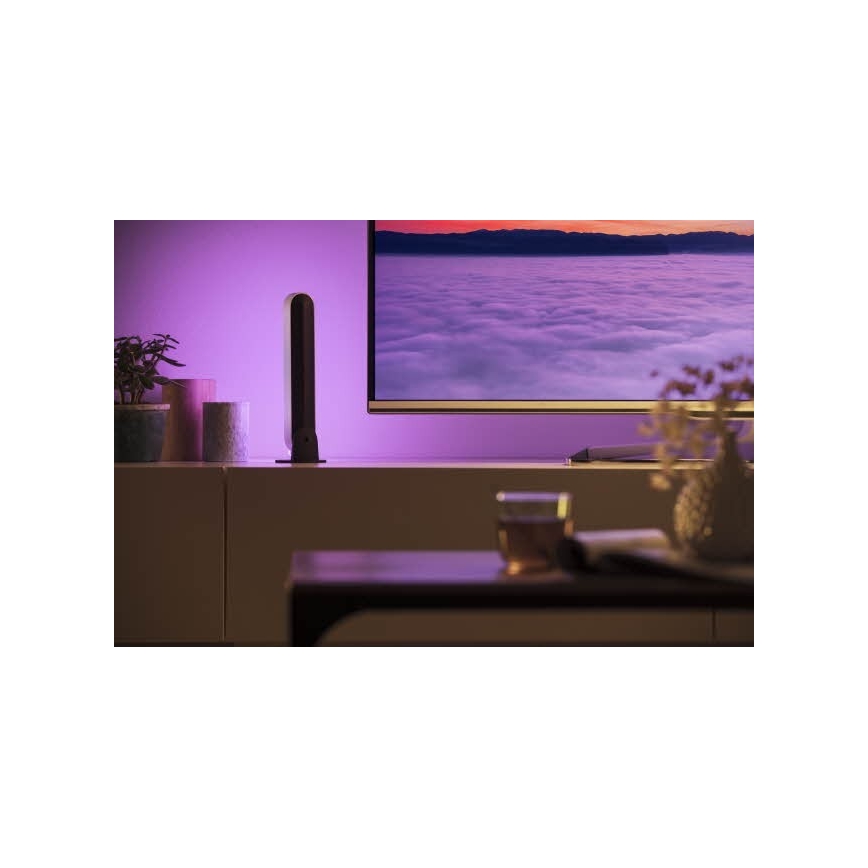 Philips - SETTI 2x LED RGB Himmennettävä pöytävalaisin Hue PLAY LED/6W/230V valkoinen