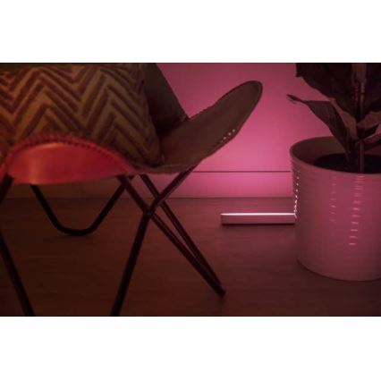Philips - SETTI 2x LED RGB Himmennettävä pöytävalaisin Hue PLAY LED/6W/230V valkoinen