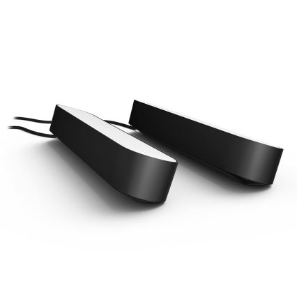 Philips - SETTI 2x LED RGB Himmennettävä pöytävalaisin Hue PLAY DUAL PACK White And Color Ambiance LED/6W/230V