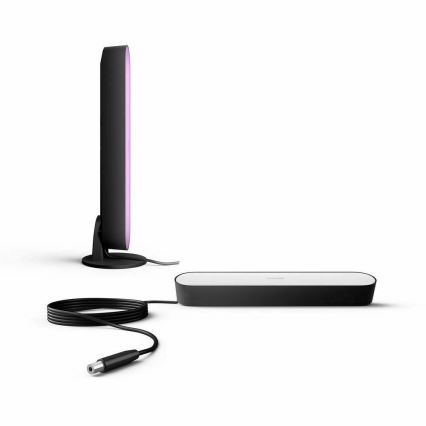 Philips - SETTI 2x LED RGB Himmennettävä pöytävalaisin Hue PLAY DUAL PACK White And Color Ambiance LED/6W/230V