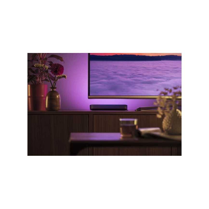 Philips - SETTI 2x LED RGB Himmennettävä pöytävalaisin Hue PLAY DUAL PACK White And Color Ambiance LED/6W/230V