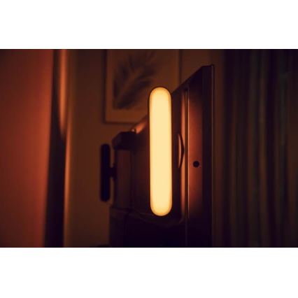 Philips - SETTI 2x LED RGB Himmennettävä pöytävalaisin Hue PLAY DUAL PACK White And Color Ambiance LED/6W/230V