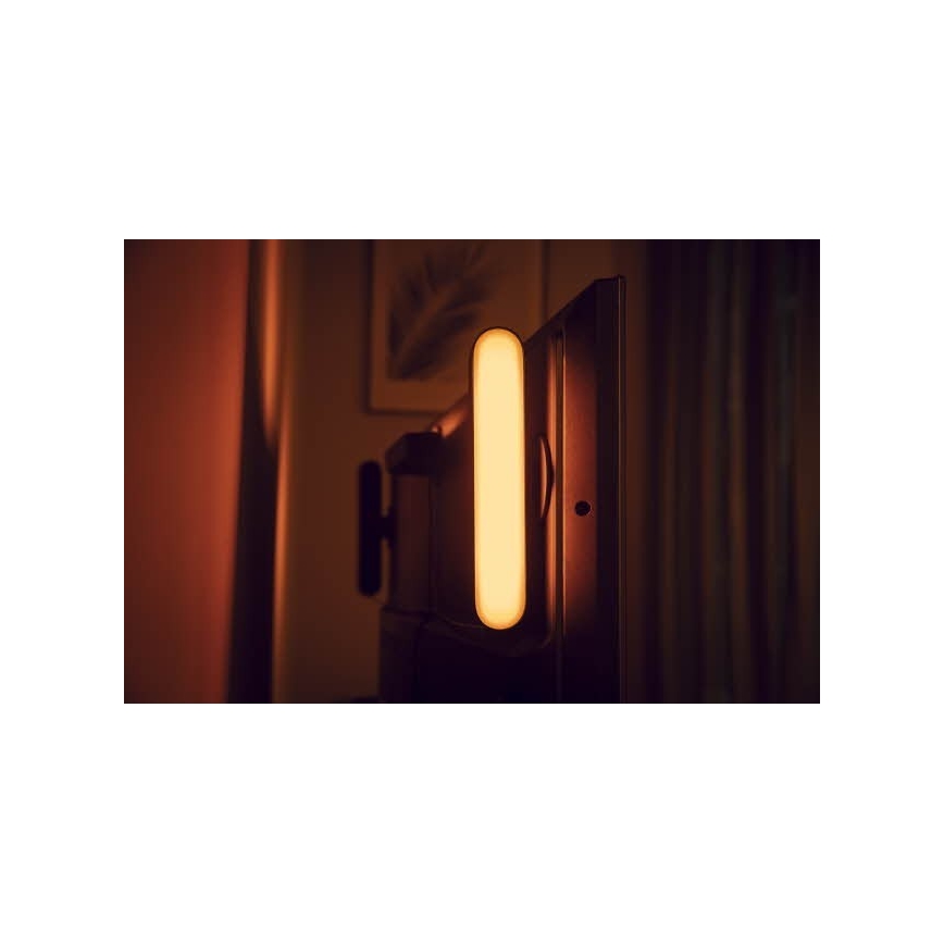 Philips - SETTI 2x LED RGB Himmennettävä pöytävalaisin Hue PLAY DUAL PACK White And Color Ambiance LED/6W/230V