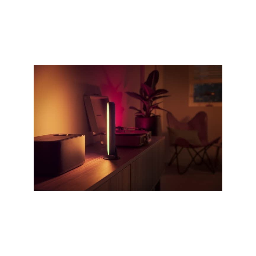 Philips - SETTI 2x LED RGB Himmennettävä pöytävalaisin Hue PLAY DUAL PACK White And Color Ambiance LED/6W/230V