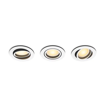 Philips - SETTI 3x Himmennettävä riippuva LED-kattovalaisin Hue MILLISKIN 1xGU10/4,2W/230 2200-6500K
