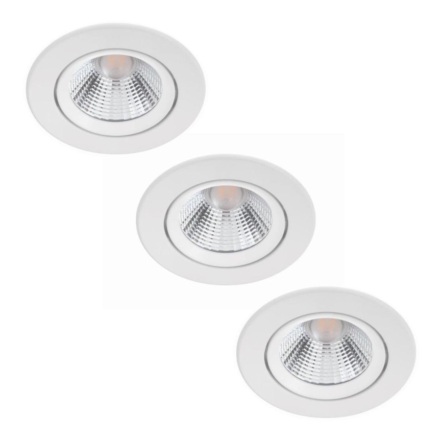 Philips - SETTI 3x Himmennettävä upotettava LED-kattovalaisin LED/5W/230V 2700K