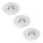 Philips - SETTI 3x Himmennettävä upotettava LED-kattovalaisin LED/5W/230V 2700K