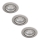 Philips - SETTI 3x Himmennettävä upotettava LED-kattovalaisin LED/5W/230V 2700K