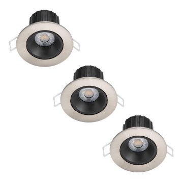 Philips - SETTI 3x LED Himmennettävä kylpyhuoneen upotettava valo ABROSA LED/9W/230V IP44