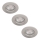 Philips - SETTI 3x LED Himmennettävä kylpyhuoneen valo LED/5W/230V 2,700K IP65